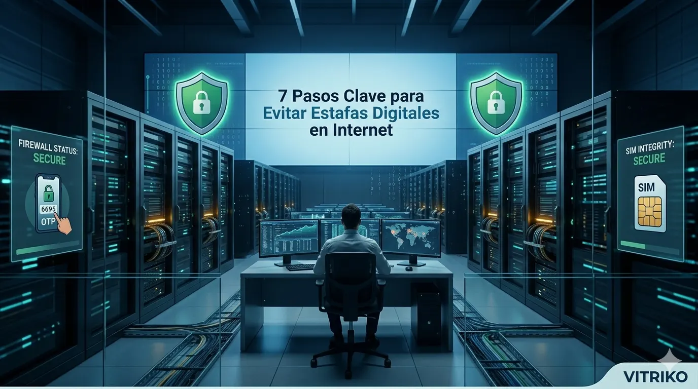 7 Pasos esenciales para evitar estafas digitales en Internet