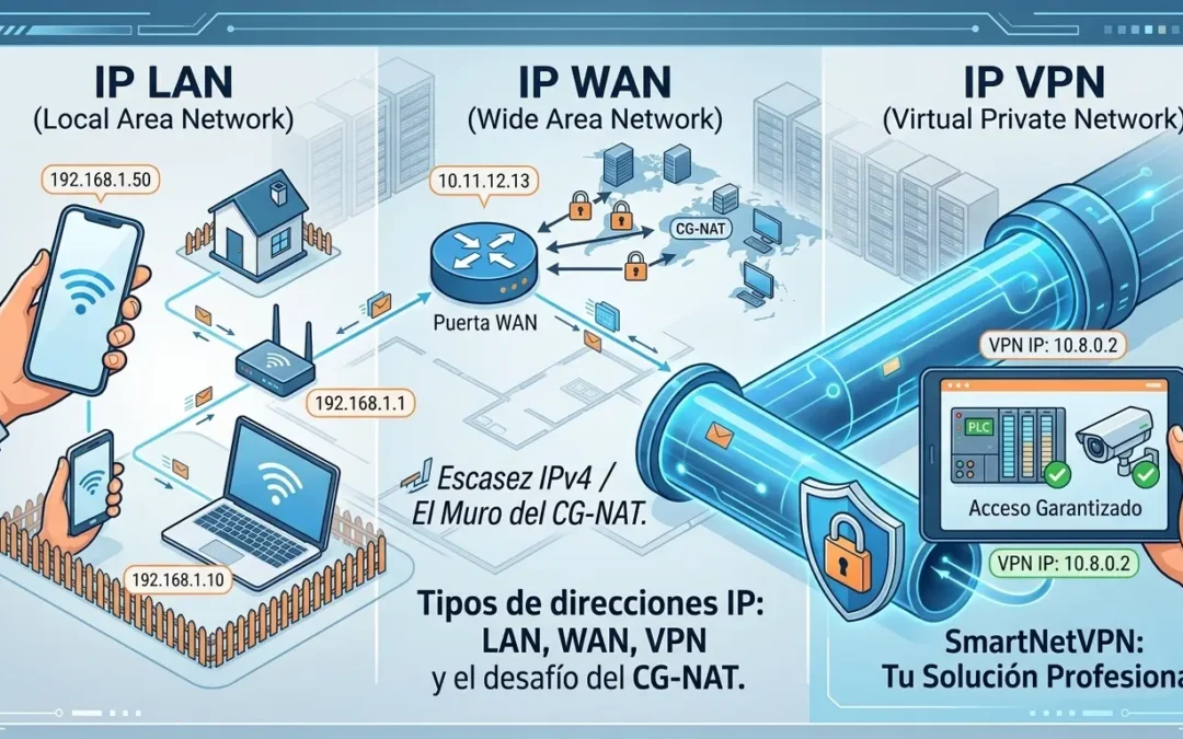 Tipos de direcciones IP y sus diferencias: Todo lo que debes saber
