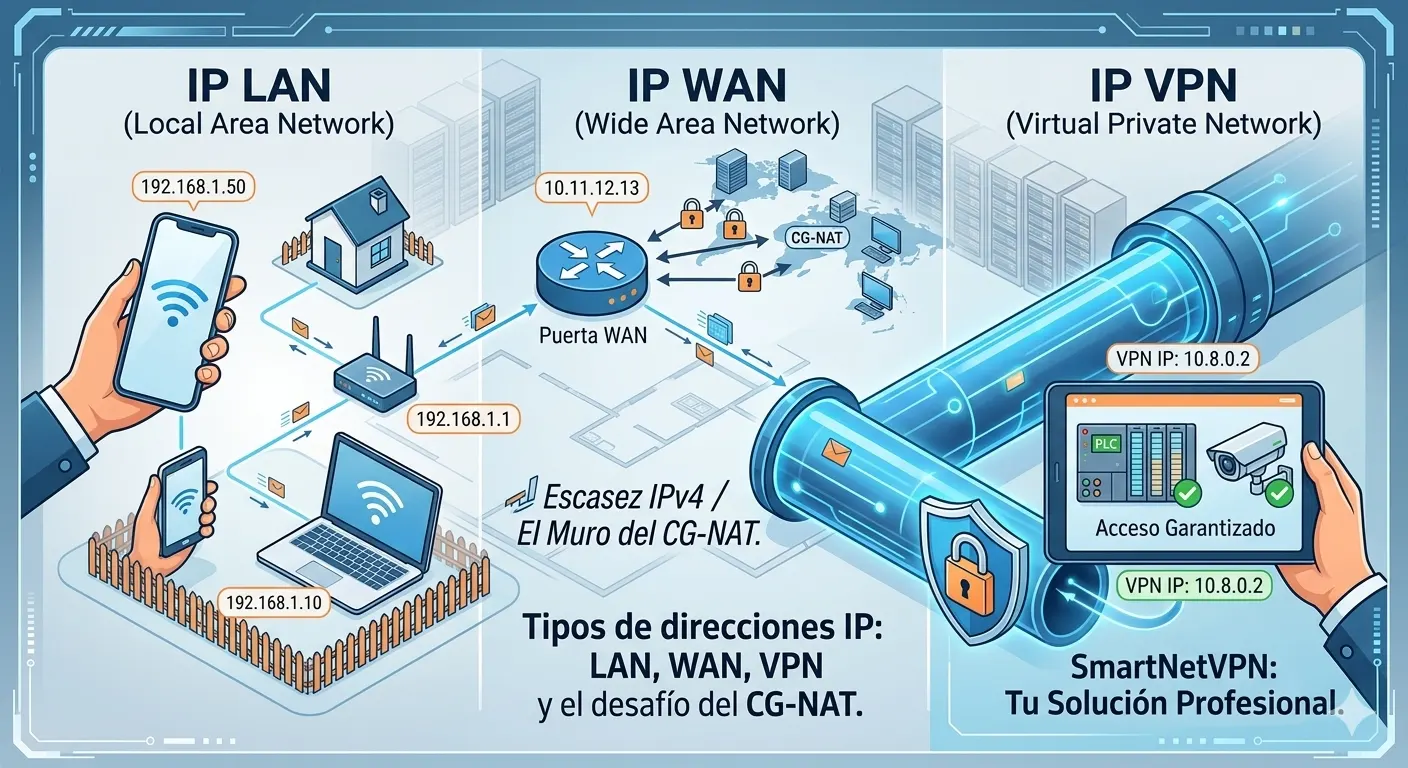 Tipos de direcciones IP y sus diferencias: Todo lo que debes saber