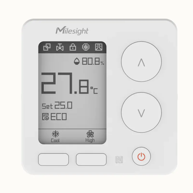 Milesight WT304 - Termostato LoRaWAN Inteligente para Fan-Coil y control HVAC IoT