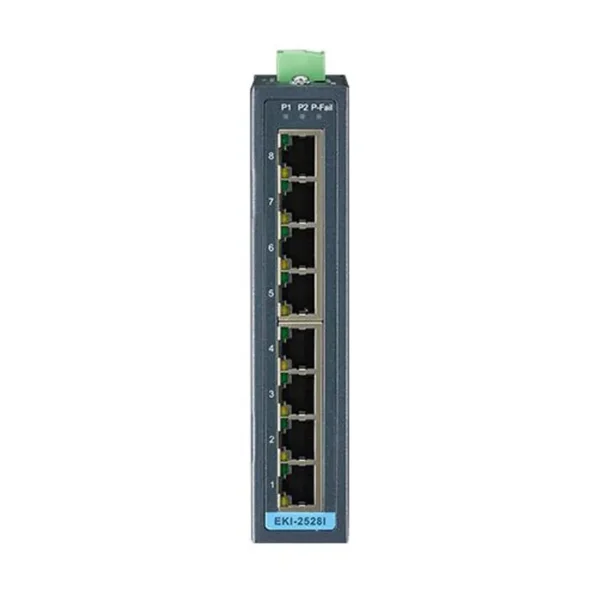Advantech EKI-2528I | Switch Industrial 8 Puertos (-40/75°C) - Imagen 2