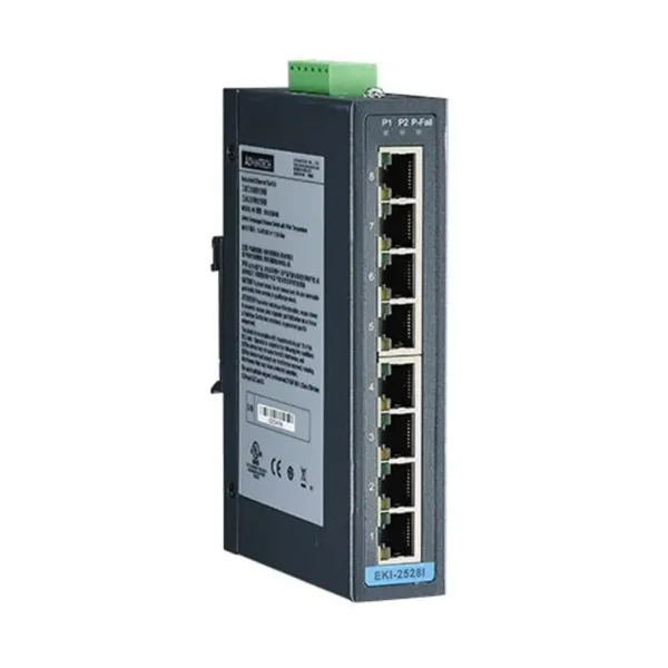 Advantech EKI-2528I | Switch Industrial 8 Puertos (-40/75°C) - Imagen 3