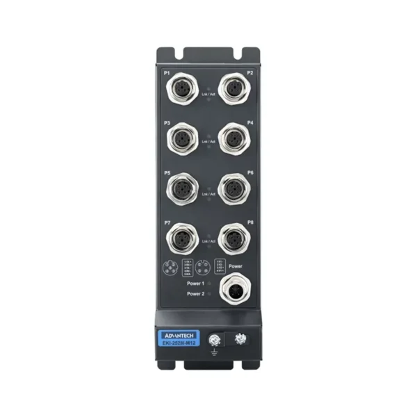 Advantech EKI-2528I-M12 | Switch Industrial 8 Puertos M12 | IP67 - Imagen 2